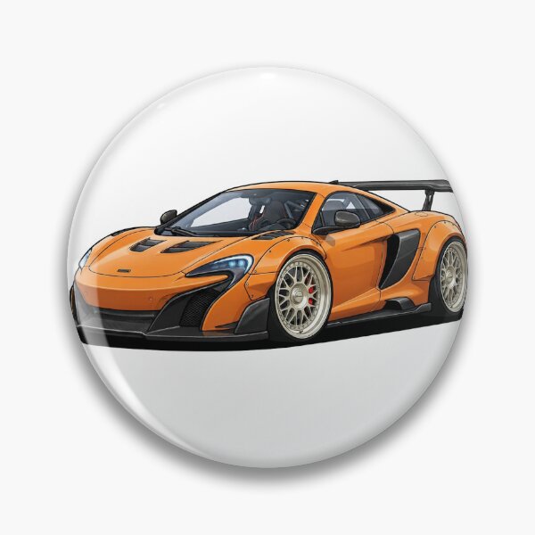 Item preview, Mclaren 675LT Cartoon designed and sold by ToonMyRide.