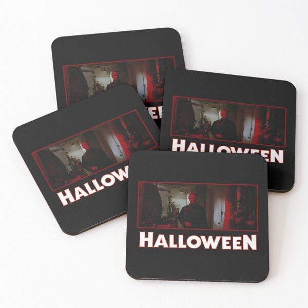 Item preview, The Shape In Red (With Halloween Franchise Logo) designed and sold by Atomic Mouth Designs.