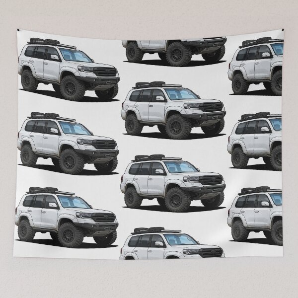 Item preview, 200 Series Toyota Landcruiser Cartoon designed and sold by ToonMyRide.