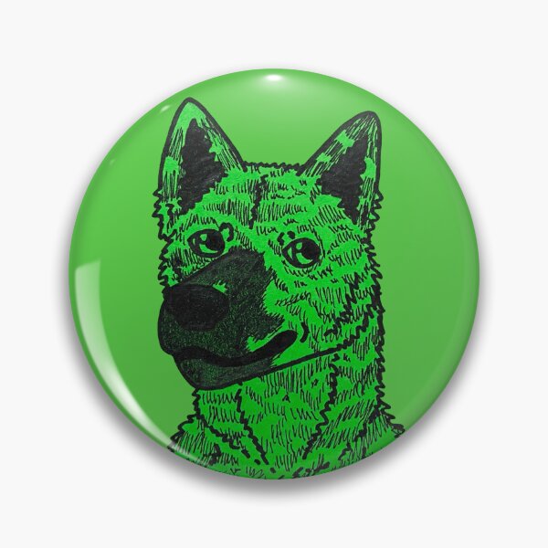 Item preview, 2026 Kai Ken (Green Version) designed and sold by ThatWeirdWerewolf .