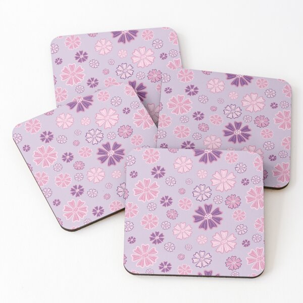 Item preview, Seamless Purple Floral Cosmos Pattern Background designed and sold by prapapon.