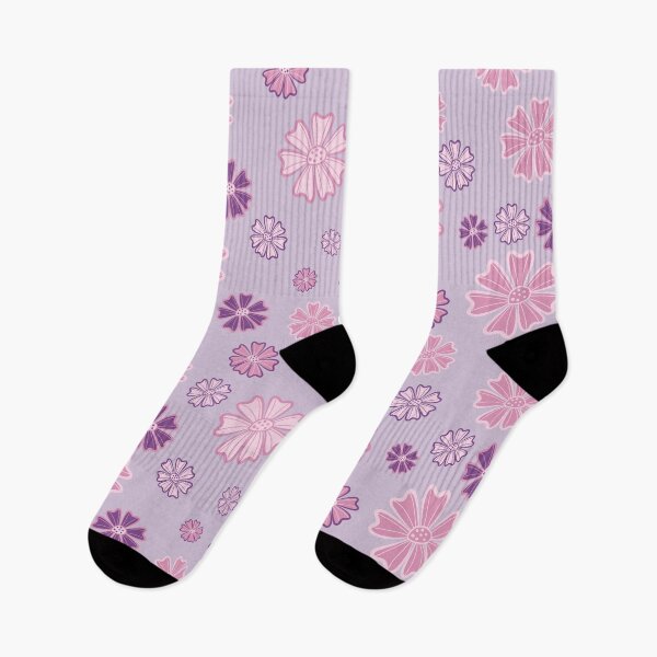 Item preview, Seamless Purple Floral Cosmos Pattern Background designed and sold by prapapon.