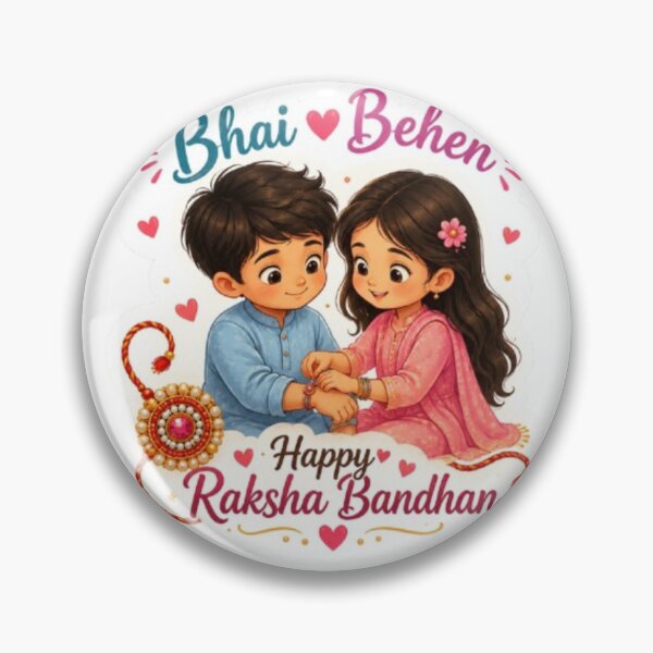 Item preview, Bhai Behen - Happy Raksha Bandhan designed and sold by TrendPrint5.