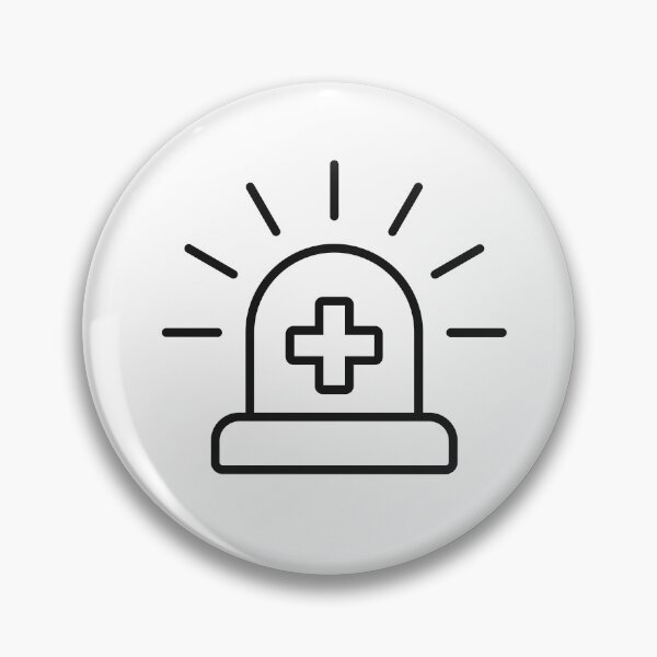 Item preview, Emergency Medical Alert Beacon Line Icon designed and sold by VectorForge Studio.