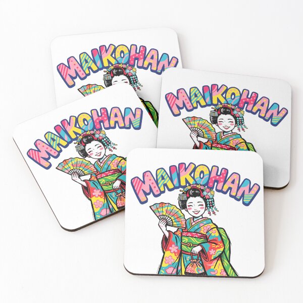 Artikelvorschau, Japanische Maiko in leuchtenden Farben. entworfen und verkauft von whiteblackcat.