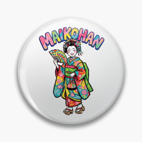 Item preview, Japanese Maiko in Bright Colors. designed and sold by whiteblackcat.