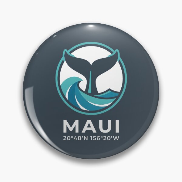 Item preview, Maui 20 48 N 156 20 W - Whale Watching Ocean Art designed and sold by SplashTastic.
