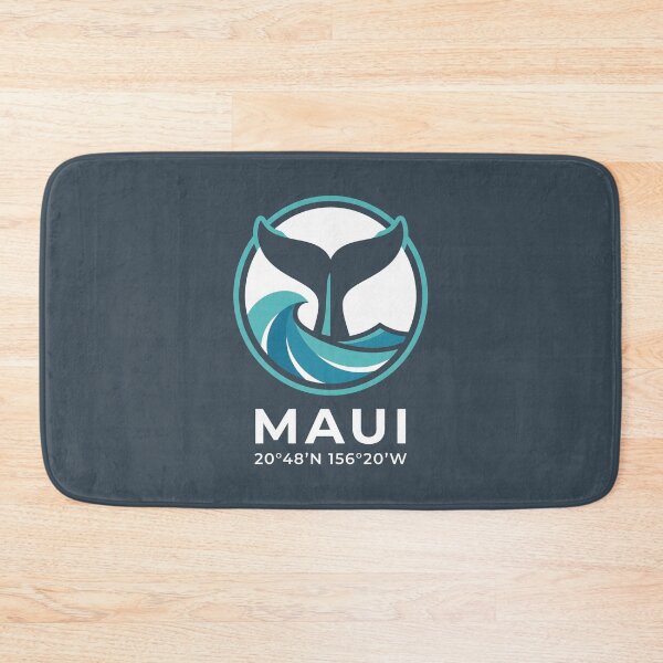 Item preview, Maui 20 48 N 156 20 W - Whale Watching Ocean Art designed and sold by SplashTastic.