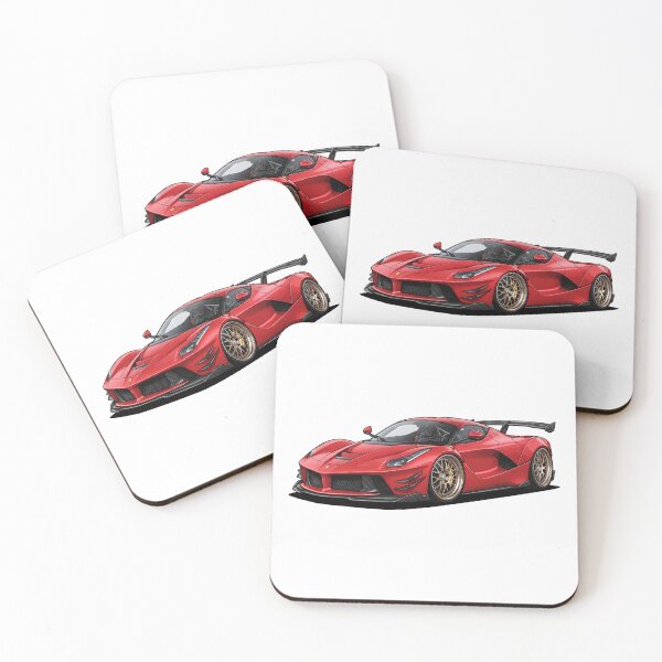 Item preview, La Ferrari Cartoon designed and sold by ToonMyRide.