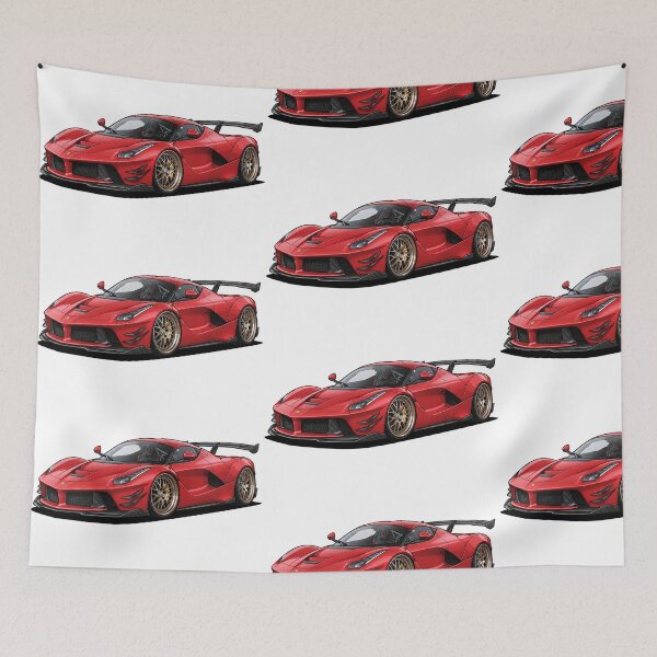 Item preview, La Ferrari Cartoon designed and sold by ToonMyRide.