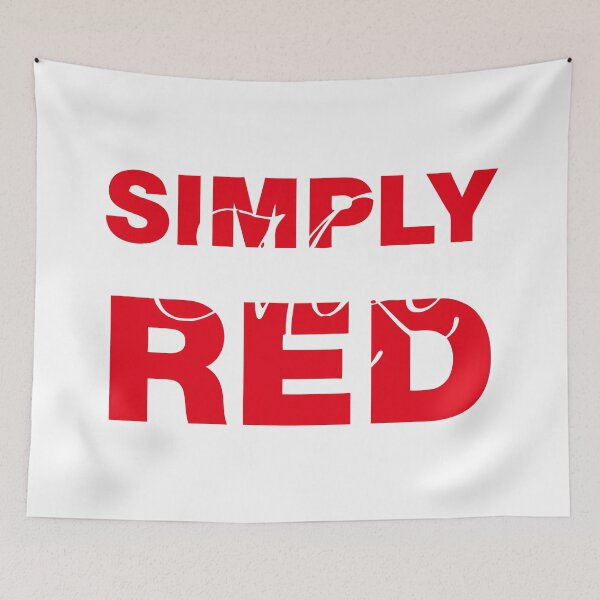 Item preview, Feeling Simply Red Band Top World designed and sold by Mirzahorse.