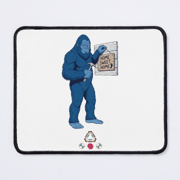 Item preview, Home Sweet Home - Blue Bigfoot Edition designed and sold by Whimsy Trail Co.