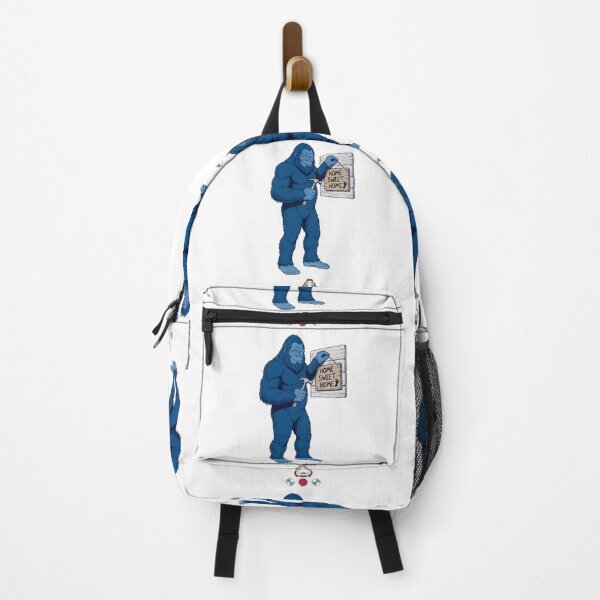 Item preview, Home Sweet Home - Blue Bigfoot Edition designed and sold by Whimsy Trail Co.