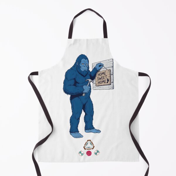 Item preview, Home Sweet Home - Blue Bigfoot Edition designed and sold by Whimsy Trail Co.