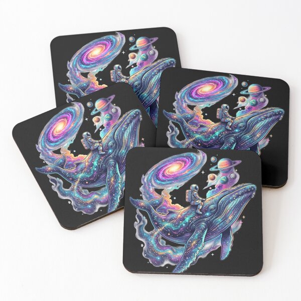 Item preview, Cosmic Space Whale - Retro Astronaut Galaxy Journey designed and sold by ZoneMerch.