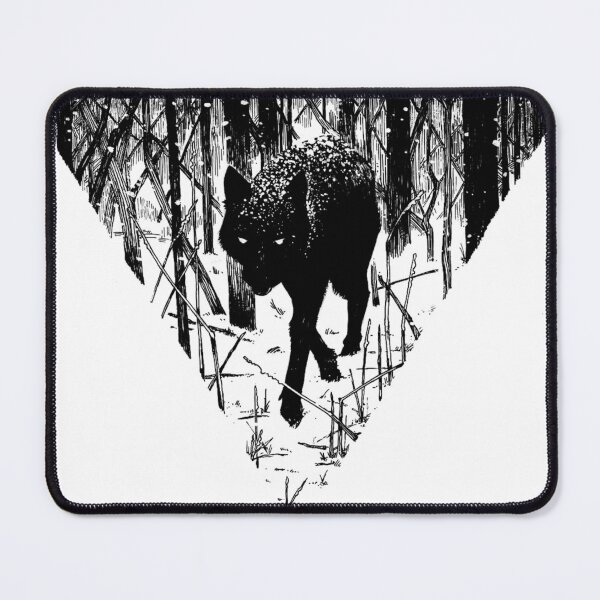 Item preview, ALONE – Dark Forest Wolf designed and sold by eriksolemart.