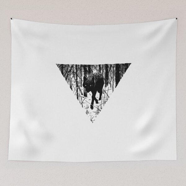 Item preview, ALONE – Dark Forest Wolf designed and sold by eriksolemart.