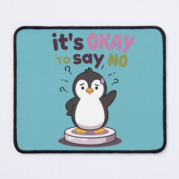 Item preview, It’s Okay to Say No – Mental Health Self Care Quote designed and sold by WallMuseStudio .
