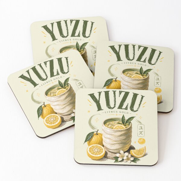 Item preview, Yuzu Citrus | Bright & Zesty Japanese Citrus Drink Illustration designed and sold by UUniqueIImprint.