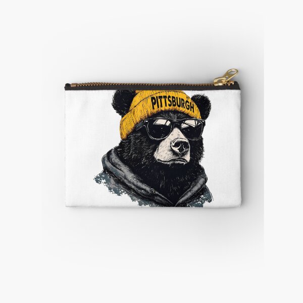 Item preview, Cool Pittsburgh Bear Wearing Winter Street Style designed and sold by AmyYu44086.