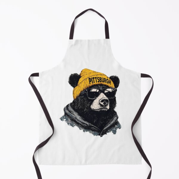 Item preview, Cool Pittsburgh Bear Wearing Winter Street Style designed and sold by AmyYu44086.