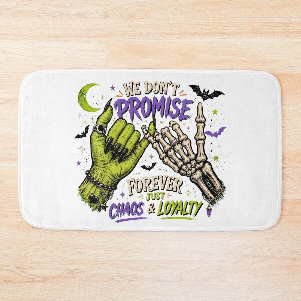 Item preview, We Don't Promise Forever Just Chaos & Loyalty Spooky Witch Skeleton Pinky Promise designed and sold by BumbleBloom7.