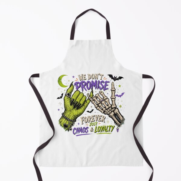 Item preview, We Don't Promise Forever Just Chaos & Loyalty Spooky Witch Skeleton Pinky Promise designed and sold by BumbleBloom7.