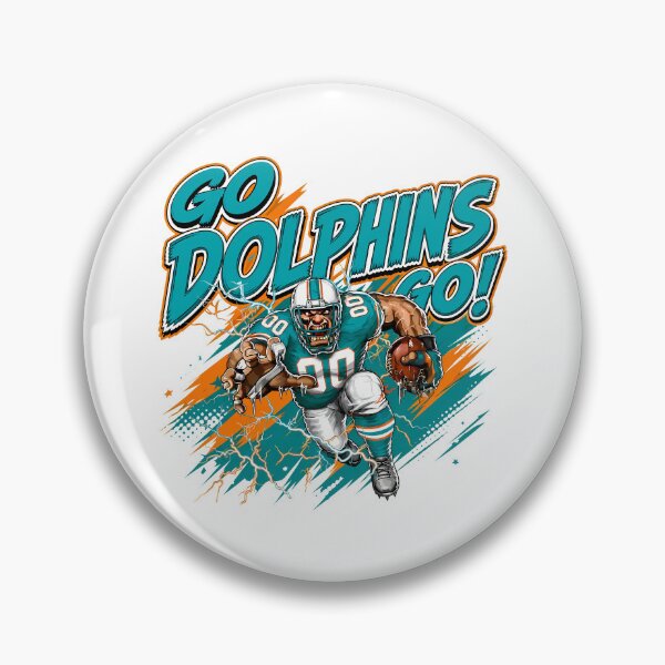 Item preview, Go Dolphins Go! Miami Dolphins Football Fan #0055 designed and sold by GLUVY-THEME.