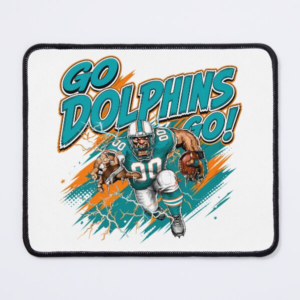 Item preview, Go Dolphins Go! Miami Dolphins Football Fan #0055 designed and sold by GLUVY-THEME.