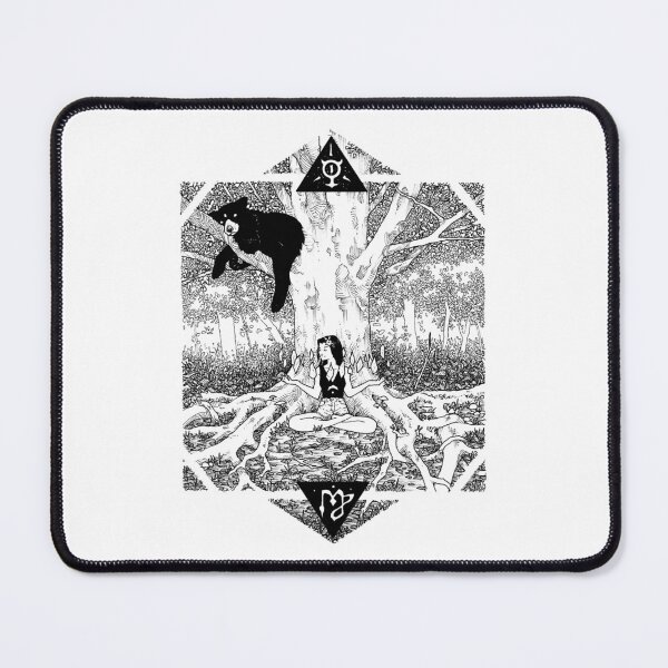 Item preview, VIRGO – Forest Witch with Black Bear designed and sold by eriksolemart.
