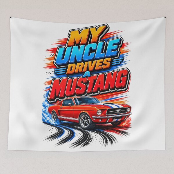 Item preview, My Uncle Drives a Mustang designed and sold by zakvisuals.