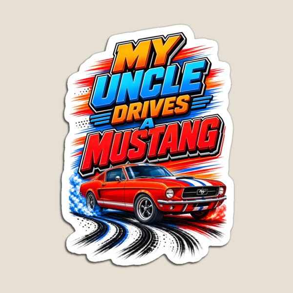 Item preview, Mi tío conduce un Mustang designed and sold by zakvisuals.