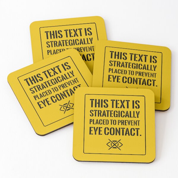 Item preview, Funny Introvert Shirt: Strategically Placed To Prevent Eye Contact (Black Text) designed and sold by RetroNeon.