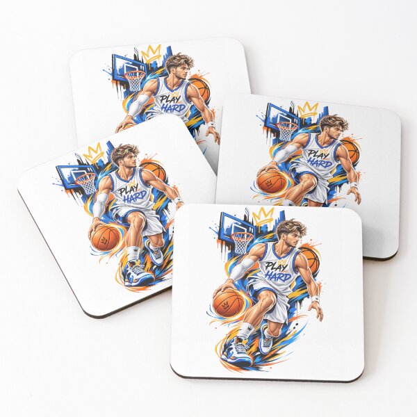 Item preview, ? Basketball / Sports Illustration – Play Hard! ? designed and sold by treandsart.