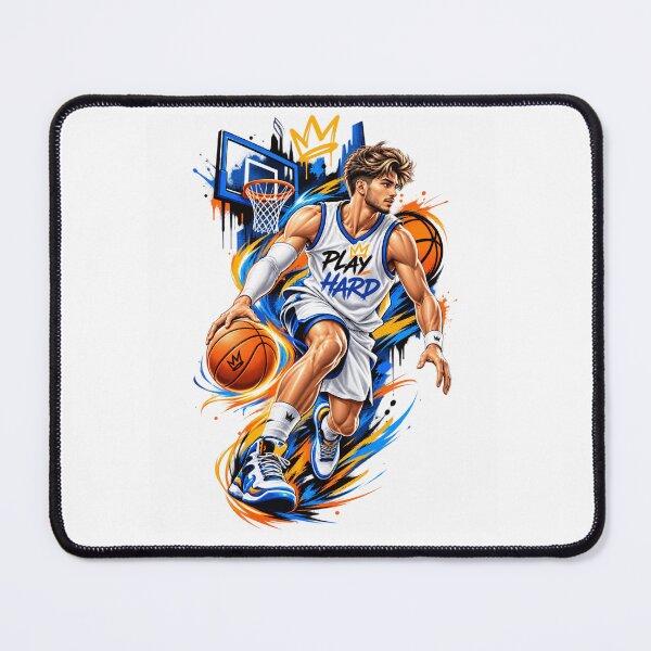 Item preview, ? Basketball / Sports Illustration – Play Hard! ? designed and sold by treandsart.