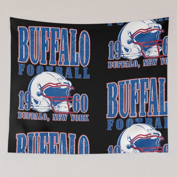 Item preview, Vintage Football Helmet Buffalo Sports Graphic Design designed and sold by JillLewis45577.