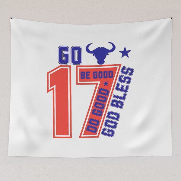 Item preview, Go Bulls Seventeen Football Vintage Team Artwork designed and sold by DeanRoger74470.