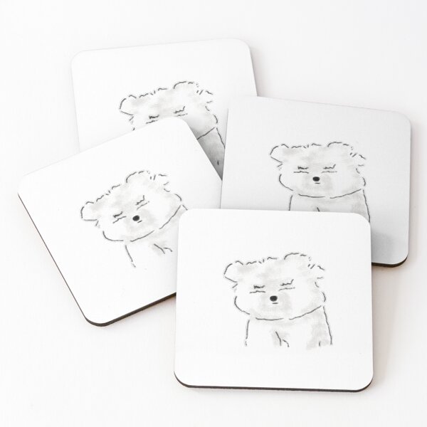 Item preview, Sleepy Fluffy Puppy Minimalist designed and sold by raun.draw.
