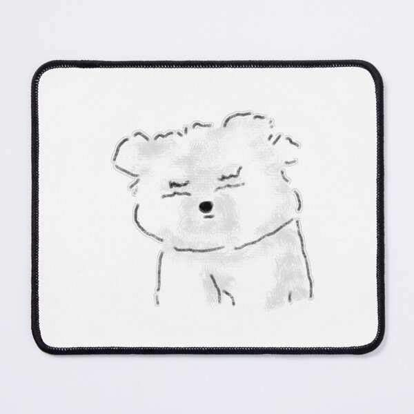 Item preview, Sleepy Fluffy Puppy Minimalist designed and sold by raun.draw.