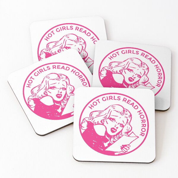 Item preview, Hot Girls Read Horror designed and sold by chillaxcats.