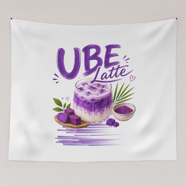 Item preview, Ube Latte – Purple Sweet & Creamy Aesthetic designed and sold by UUniqueIImprint.