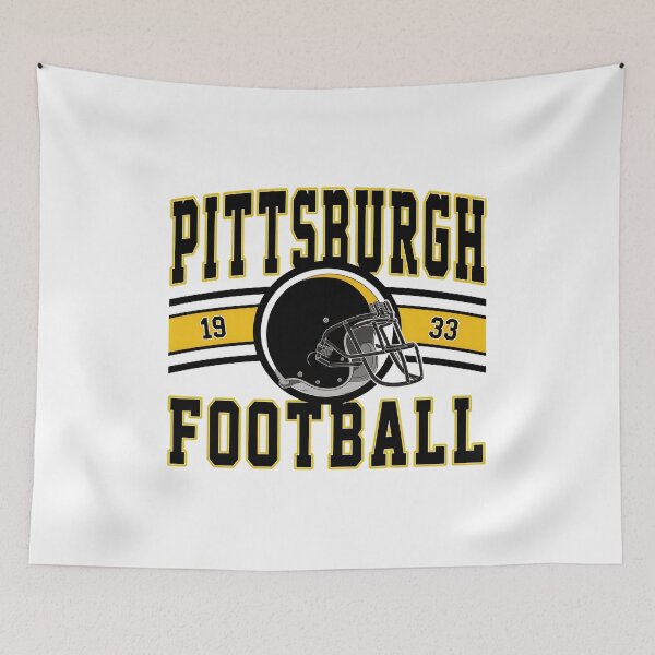 Item preview, Pittsburgh Football Vintage Helmet Team Pride Artwork designed and sold by DeanRoger74470.