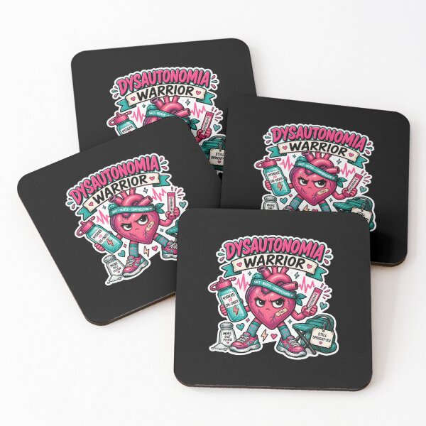 Item preview, Dysautonomia Warrior – POTS Chronic Illness Humor designed and sold by Brave Little Mess Club.