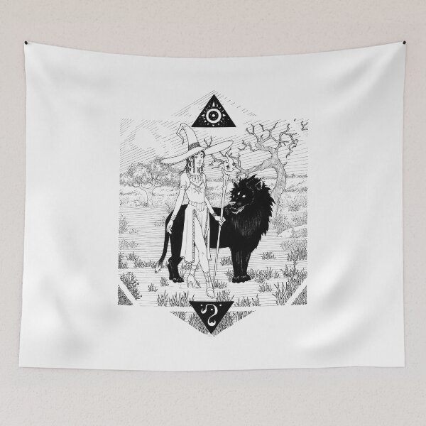 Item preview, LEO – Savannah Witch with Black Lion designed and sold by eriksolemart.