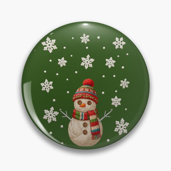 Item preview, Yarn Snowman Sewing Knitting Crocheting Quilter Crochet designed and sold by Colorfulman.