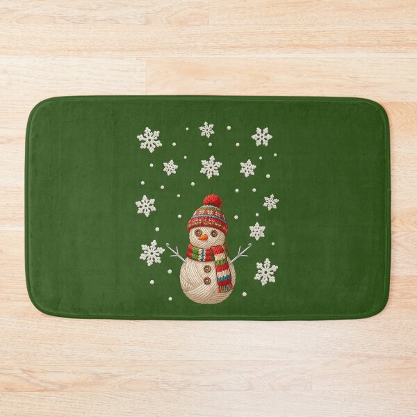 Item preview, Yarn Snowman Sewing Knitting Crocheting Quilter Crochet designed and sold by Colorfulman.