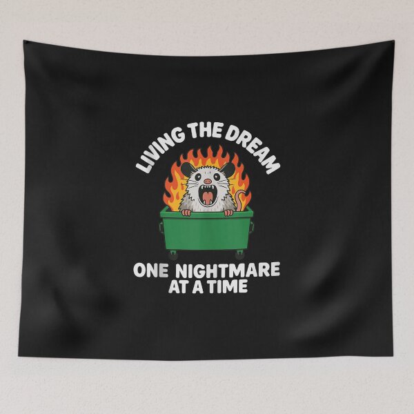 Item preview, Living The Dream One Nlghtm4re at A Time Tank Top designed and sold by pvu33620.
