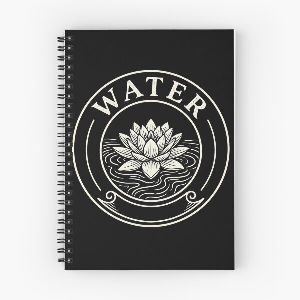 Item preview, Water Element Lily Botanical Emblem T-Shirt designed and sold by KreatoLab.
