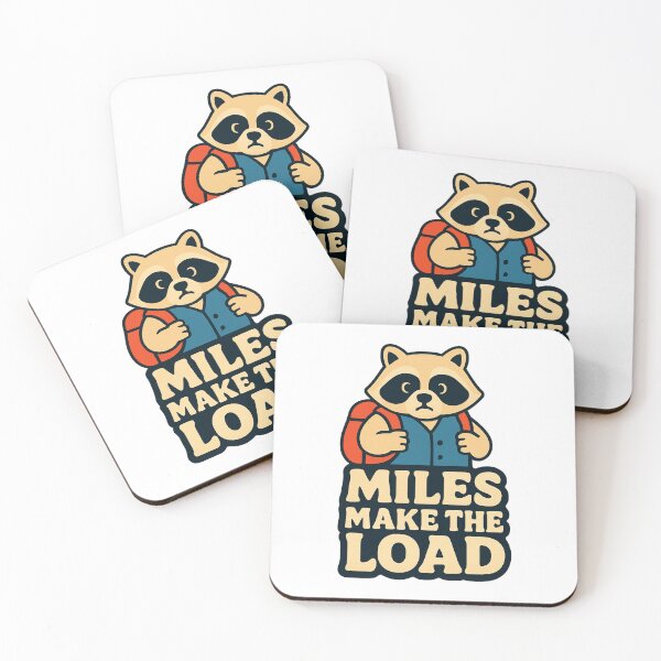 Item preview, Raccoon Rucker Miles Make the Load Rucking Graphic designed and sold by Ainbowz-Artwork.