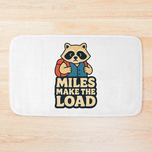 Item preview, Raccoon Rucker Miles Make the Load Rucking Graphic designed and sold by Ainbowz-Artwork.